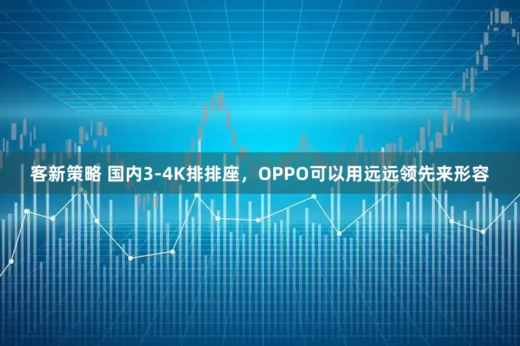 客新策略 国内3-4K排排座，OPPO可以用远远领先来形容