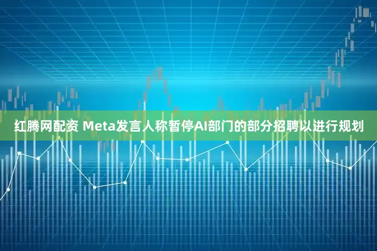 红腾网配资 Meta发言人称暂停AI部门的部分招聘以进行规划